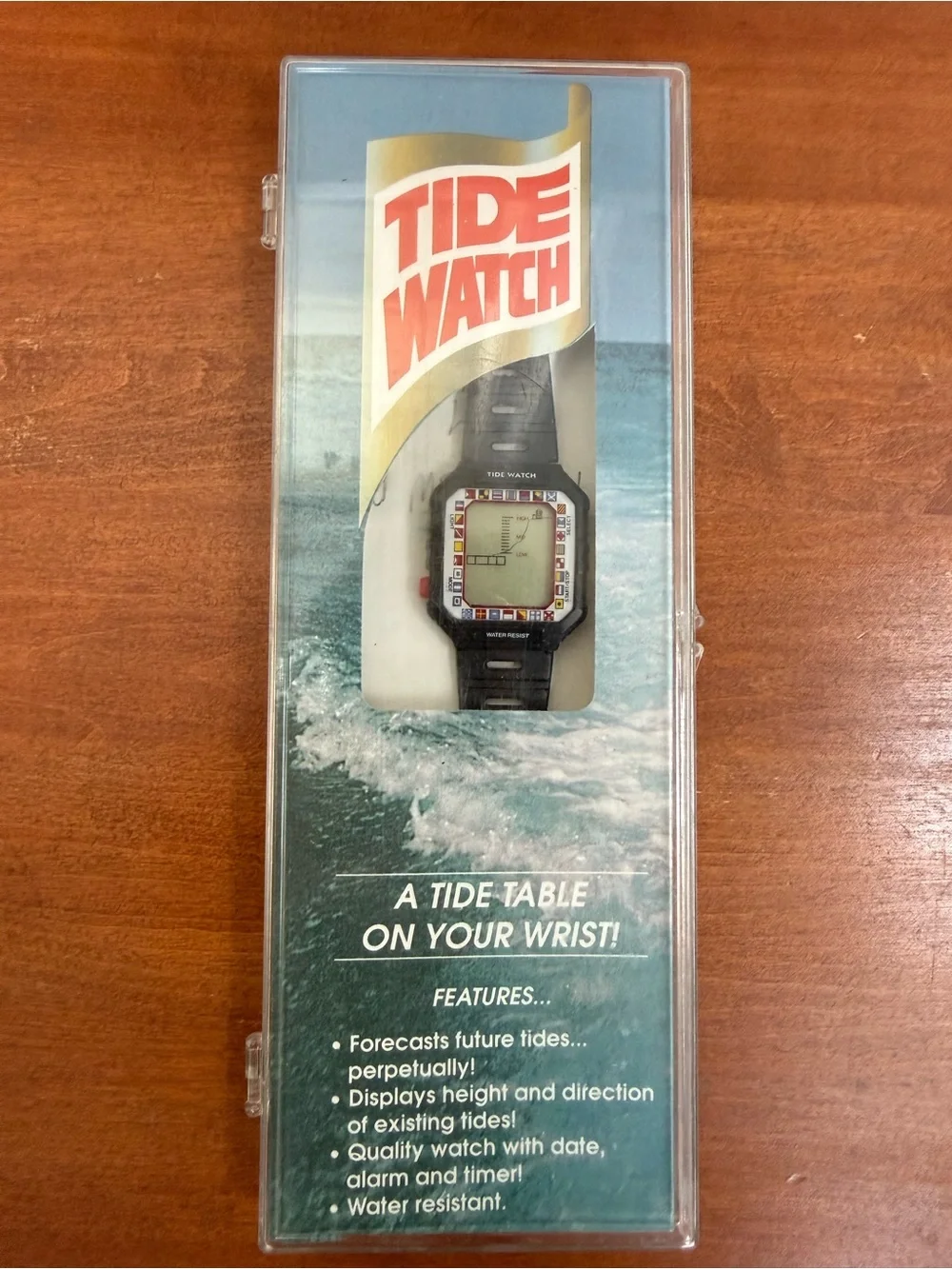 Tide Watch Digital Tide Table Smartwatch - Black
